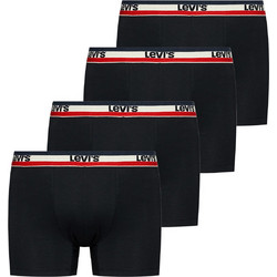 Levi's Ανδρικά Μποξεράκια Σετ 4Pack Μαύρα 701241231-001