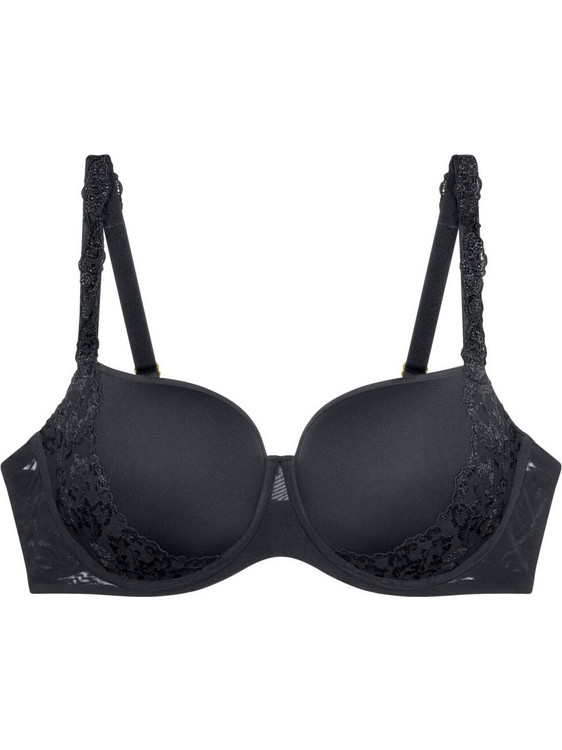 Triumph Amourette Berry Σουτιέν με Ελαφριά Ενίσχυση με Μπανέλα Μαύρο 10229107-0004