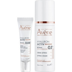 Avene Hyaluron Activ Procedure Lifting Cream Retinal 0.1% 30ml + Micro-Lift Eye & Lip Cream 0.05% Retinal 15ml