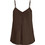 Celestino Γυναικείο Καλοκαιρινό Lingerie Top Σατέν Σοκολατί WU8011.4177