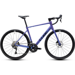 Cube Attain SLX Ποδήλατο Δρόμου 28" Αλουμινίου με 24 Ταχύτητες και Δισκόφρενα Μωβ