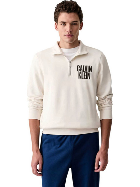 Calvin Klein Ανδρικό Φούτερ με Τσέπες Μπεζ LV04RH250G-YAS
