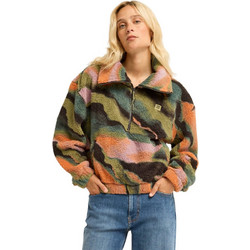 Billabong Γυναικείο Φούτερ Fleece με Τσέπες Πολύχρωμο EBJPF00127-BPB