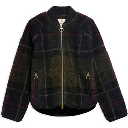 Barbour Γυναικείο Μπουφάν Χειμωνιάτικο Bomber Μακρύ Navy Μπλε LFL0090-TN43