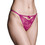 Milena By Paris Γυναικείο Sexy String με Δαντέλα Φούξια 7612