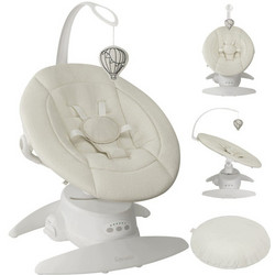 Lionelo Iris Close & Cosy Ηλεκτρικό Relax Μωρού Κούνια με Μουσική & Δόνηση Μπεζ