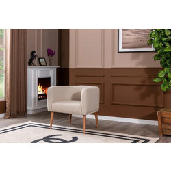 Stewe Home Πολυθρόνα Μπεζ 996572