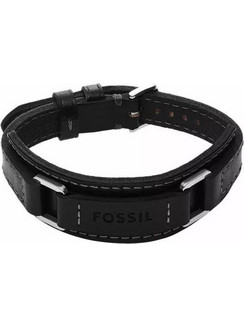 Fossil Ανδρικό Βραχιόλι Χειροπέδα από Δέρμα JF04950040