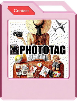 PhotoTag P30 Anti-Lost Tracker Apple Find My / Google Find My Device Pink
