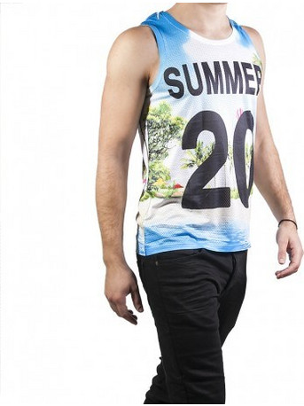 V-store Unisex Μπλούζα Πολύχρωμη με σχέδιο 900.306