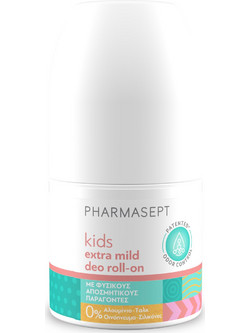 Pharmasept Care Extra Mild Φυσικό Παιδικό Αποσμητικό Roll On Χωρίς Αλουμίνιο 50ml