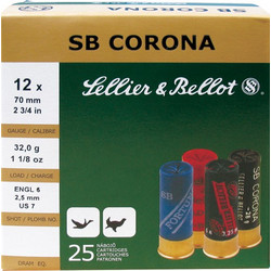 Sellier & Bellot Corona Φυσίγγια Συγκέντρωσης 12Cal 70mm 32gr 25τμχ