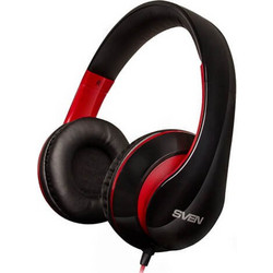 SVEN AP-940MV Ενσύρματα Ακουστικά Over Ear Μαύρα Κόκκινα