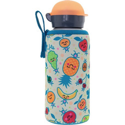Laken Frutas Παιδικό Μπουκάλι Θερμός Αλουμινίου BPA Free Πολύχρωμο 450ml