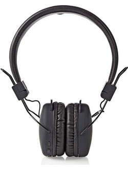 Nedis HPBT1100 Ασύρματα Bluetooth Ακουστικά On Ear Μαύρα