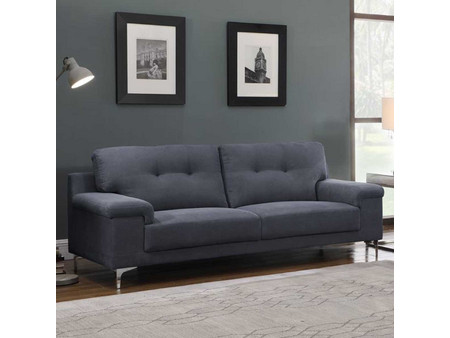 Woodwell Note Τριθέσιος Καναπές Γκρι 211x89x85cm Ε965,31
