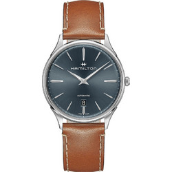 Hamilton Jazzmaster Ανδρικό Ρολόι Αυτόματο με Καφέ Δερμάτινο Λουράκι H38525541