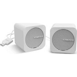SonicGear Blue Cube Ηχεία Υπολογιστή 2.0 5W White