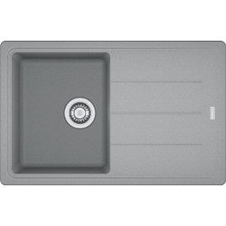 Franke Basis BFG 611-78 Stone Grey Ένθετος Νεροχύτης Γρανίτη Αντιστρεφόμενος 78x50cm