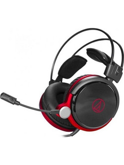 Audio Technica ATH-AG1X Gaming Headset Over Ear Black Red