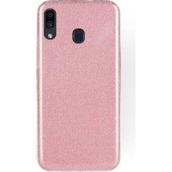 Forcell Shining Back Cover Pink (Galaxy A20 / A30)