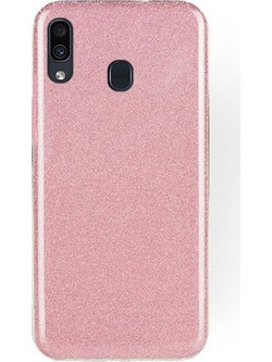 Forcell Shining Back Cover Pink (Galaxy A20 / A30)