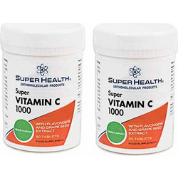 Super Health Super Vitamin C 1000 2x30 Ταμπλέτες