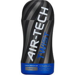 Tenga Air-Tech Twist Ripple Pocket Αυνανιστήρι με Δόνηση Blue/Black