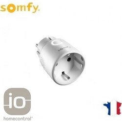 Τηλεχειριζόμενη πρίζα ON/OFF Somfy 1822618, συμβατή με όλα τα συστήματα IO