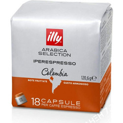 Illy Κάψουλες Colombia Συμβατές με Μηχανή Illy iperEspresso 18τμχ