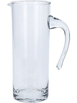 Καράφα 1500 ml Κυλινδρικό Σχήμα Διάφανη Zaros Kz130