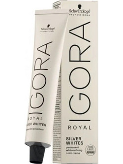 Schwarzkopf Igora Royal Absolutes Silverwhite Ασημί Σκούρο Ημιμόνιμη Βαφή Μαλλιών 60ml