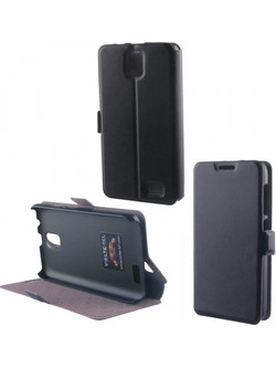 Volte-Tel Leather Book Stand Θήκη Black (Lenovo A328)