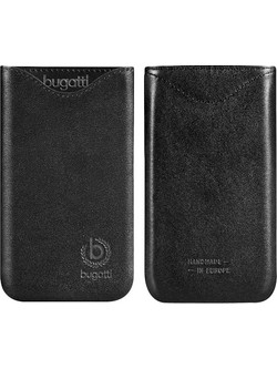 BUGATTI ΘΗΚΗ ΠΟΥΓΚΙ SAMSUNG S4 I9505 SLIM FIT LEATHER BLACK XL