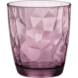 Bormioli Rocco Ποτήρι Κρασιού Γυάλινο Diamond Rock Purple 300ml BR00125503