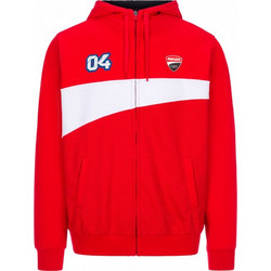 ΖΑΚΕΤΑ HOODIE 04 RED / WHITE / BLACK 2026004 | DUCATI DUAL DOVIZIOSO