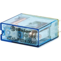 FINDERS ΜΙΝΙ ΡΕΛΕ 4061 24V DC ΒΑΣΗΣ & PCB 1 ΜΕΤΑΓΩΓΙΚΗΣ ΕΠΑΦΗΣ 16Α 40.61.9024.0000