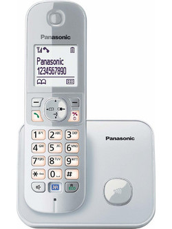 Panasonic KX-TG6811 Ασύρματο Τηλέφωνο με Ανοιχτή Ακρόαση Ασημί