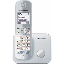Panasonic KX-TG6811 Ασύρματο Τηλέφωνο με Ανοιχτή Ακρόαση Ασημί