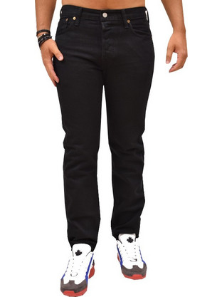 Levi's 501(R) Original Ανδρικό Τζιν Παντελόνι Κανονική Εφαρμογή Μαύρο 00501-0165