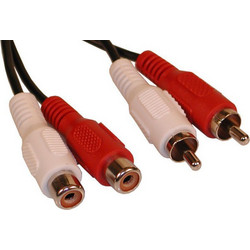 Καλώδιο Προέκτασης Ήχου 2 x RCA Male To 2 X RCA Female 1.5m Audio Sound Cable J1902-004