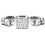Michael Kors Mercer Link Γυναικείο Δαχτυλίδι από Ασήμι 925 με Ζιργκόν MKC1027AN040