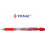 Penac Soft Glider Στυλό Διαρκείας 0.7mm Κόκκινο