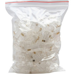 TEL-0080_100pcs Φις Γραμμής Δικτύου RJ45 connector 8P8C YH8-807 (SS320) (100 τμχ)