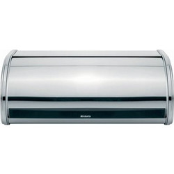 Brabantia Ψωμιέρα Στρογγυλή 44.5x26.2x17.3cm 080.3126/01 Inox