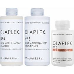 Olaplex Restore Kit Σετ Θεραπείας Μαλλιών για Όγκο & Επανόρθωση No4 250ml + No5 250ml + No6 100ml