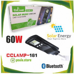 ΦΩΤΟΒΟΛΤΑΙΚΟ 60W ΜΕ MP3 ΚΑΙ BLUETOOTH - CCLAMP - 181