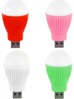 Mini Λάμπα Νυκτός που Συνδέεται σε Θύρα USB