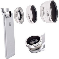 iPhone 6/ 6 Plus Φακός οπτικών εφέ 3 σε 1 Fisheye Macro Wide Angle