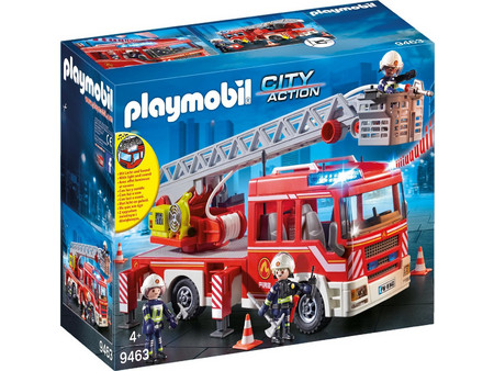 Playmobil City Action Όχημα Πυροσβεστικής με Σκάλα & Καλάθι Διάσωσης για 4+ Ετών 9463